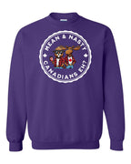 Mean & Nasty Canadians Eh! Crewneck Sweatshirt - Gildan Canada (sewn Internationally) - Unisex