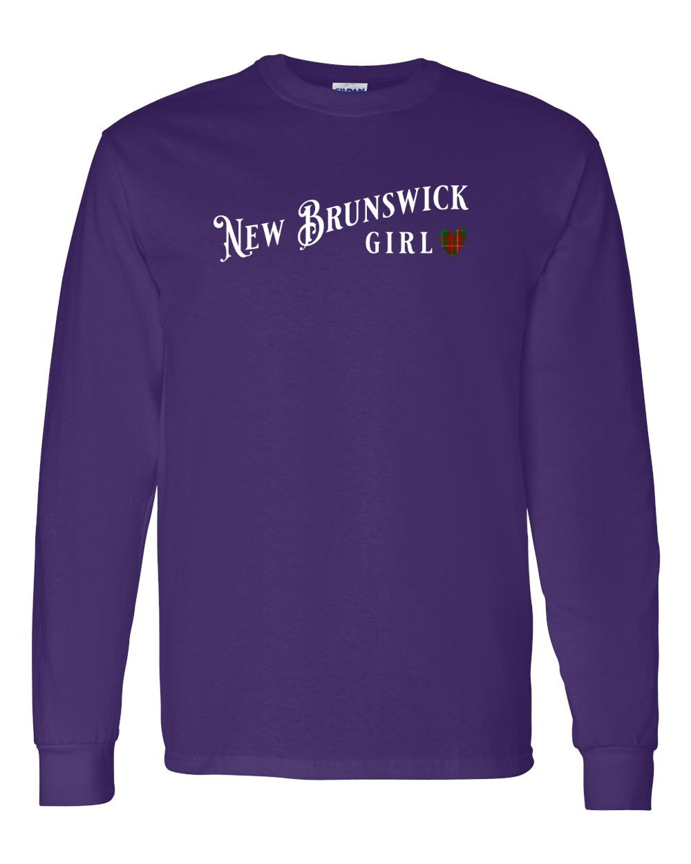 NB Girl Tartan heart Long Sleeve Tee - Unisex