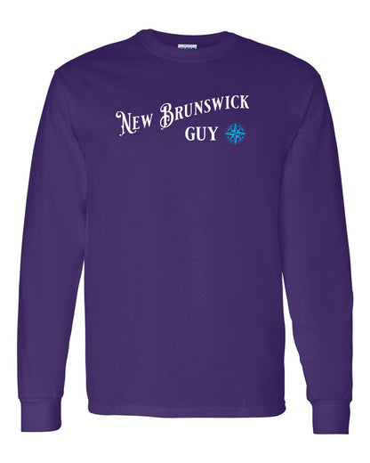 New Brunswick Guy blue Full Long Sleeve Tee