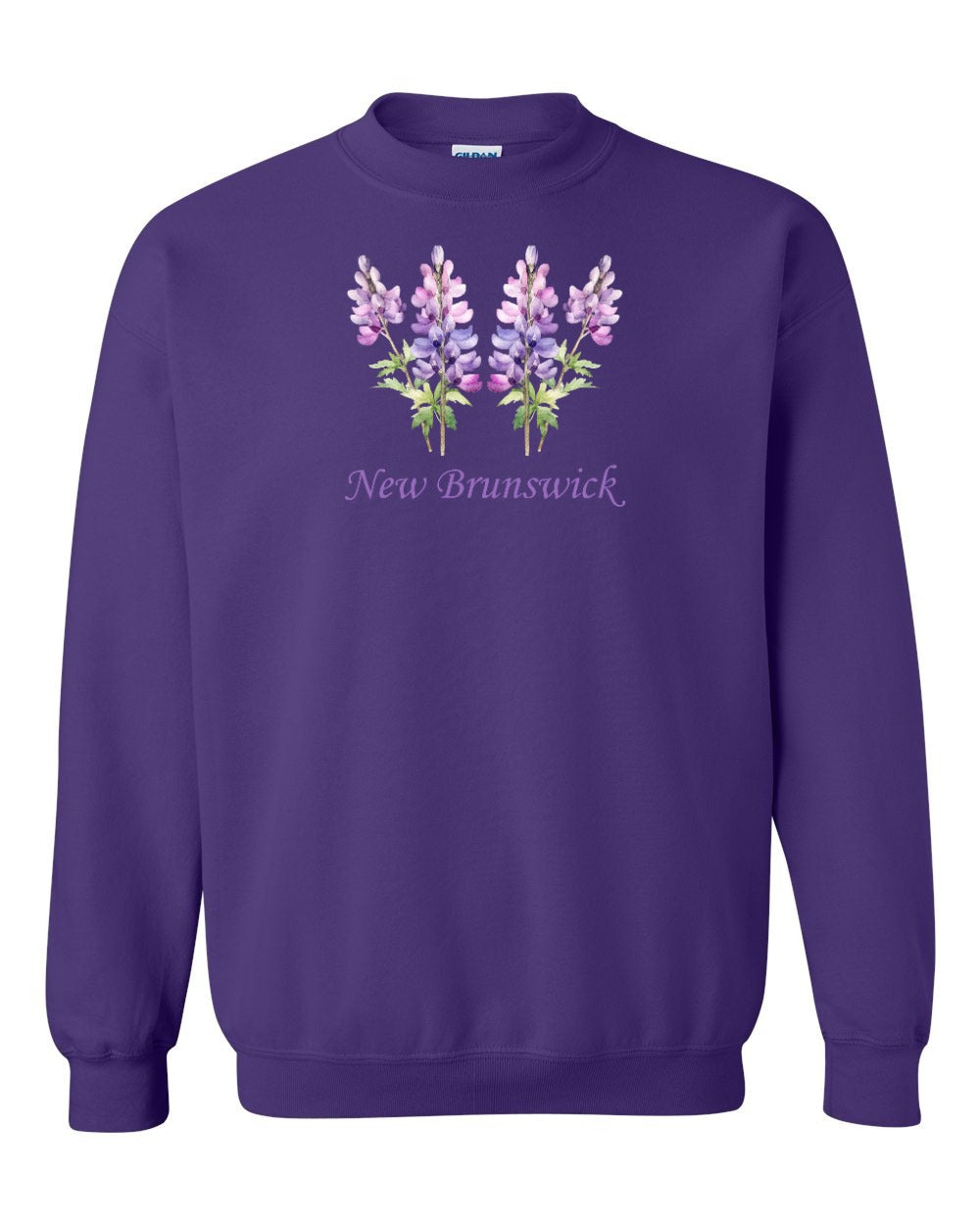 New Brunswick Lupins Full Crewneck Sweatshirt