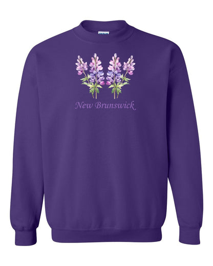New Brunswick Lupins Full Crewneck Sweatshirt