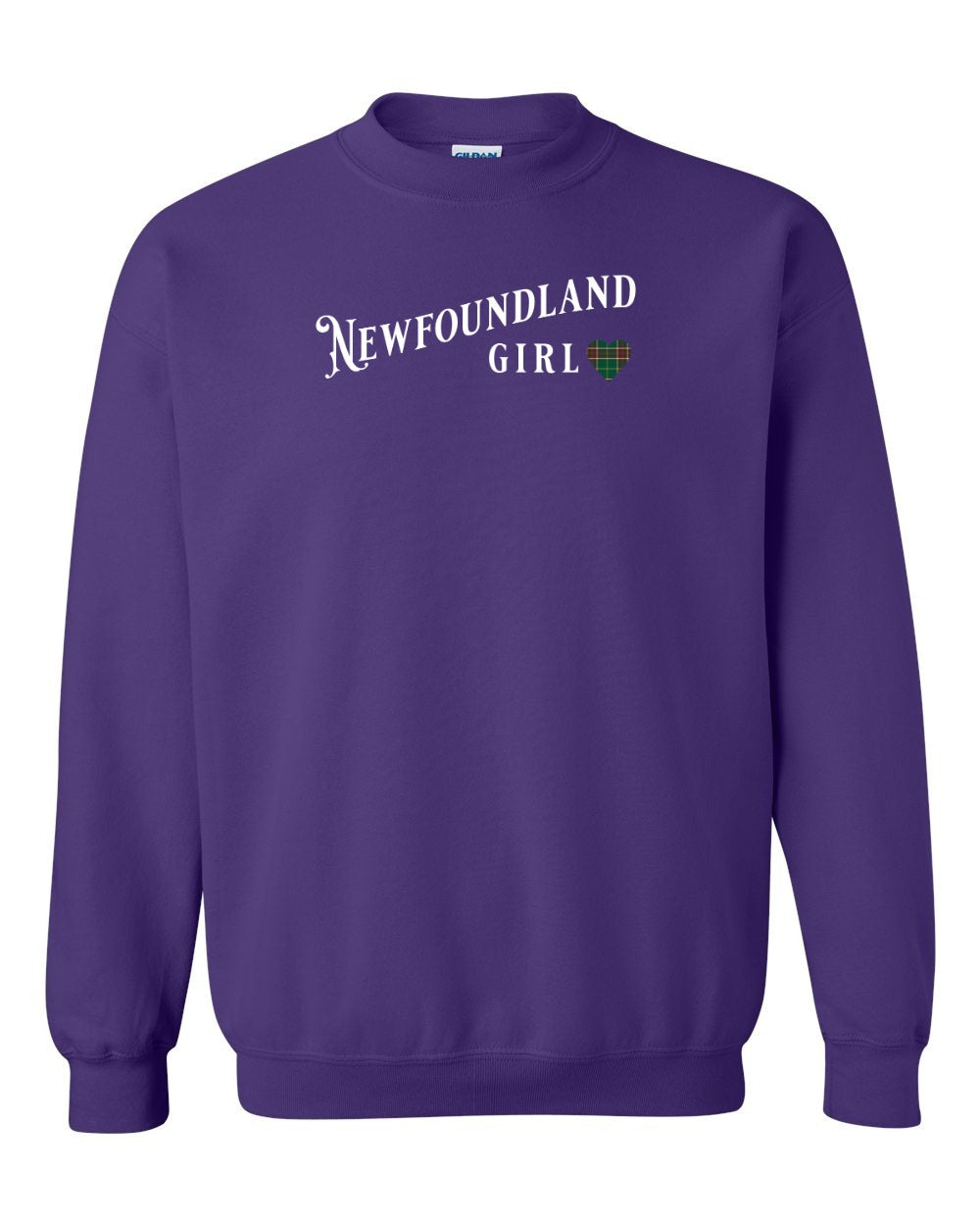 Newfoundland Girl Tartan Full Crewneck Sweatshirt