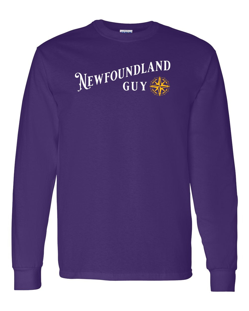 NFLD Guy Yellow Compass Long Sleeve - Unisex