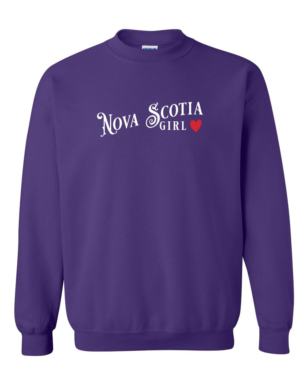 NS Girl Red Heart Crewneck Sweatshirt - Unisex