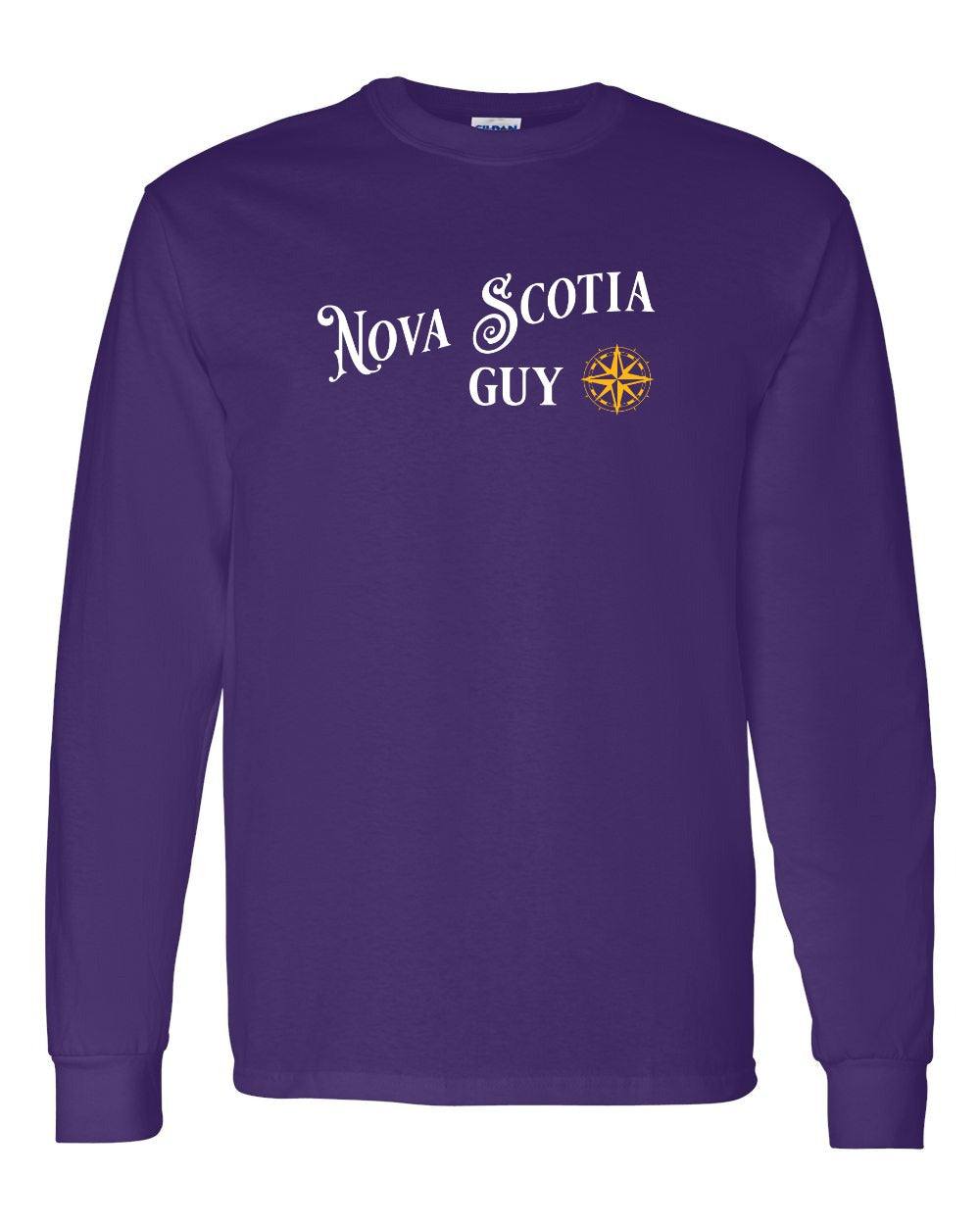 NS Guy Yellow Compass Long Sleeve Tee - Unisex