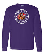 Proud to be Canadian Beaver Long Sleeve - Gildan Canada (sewn Internationally) - Unisex
