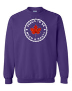Proud Mean & Nasty Leaf Crewneck Sweatshirt - Gildan Canada (sewn Internationally) - Unisex