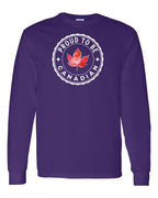 Proud to be Canadian Leaf Long Sleeve - Gildan Canada (sewn Internationally) - Unisex