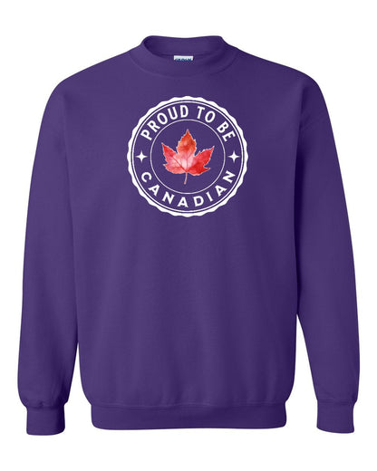 Proud to be Canadian Leaf Full Crewneck