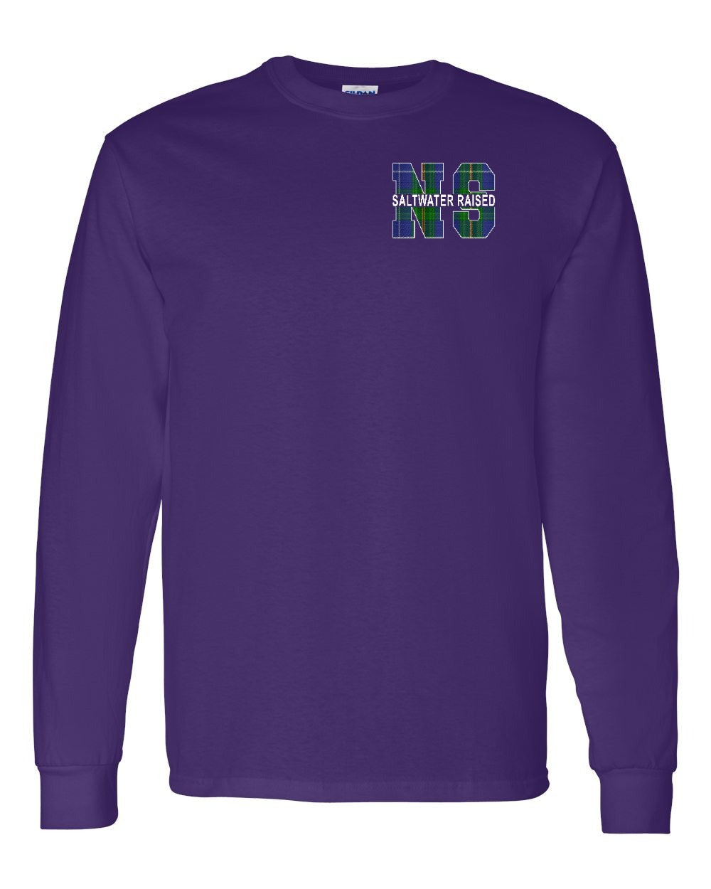 Saltwater Raised Left Chest Long Sleeve Tee