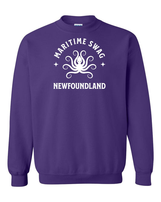 Maritime Swag Newfoundland Octopus Full Crewneck Sweatshirt
