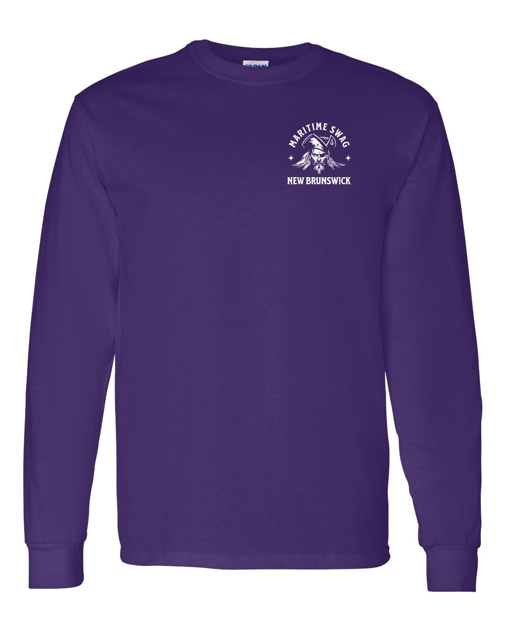 Maritime Swag NB Pirate Left Chest and Back Long Sleeve Tee - Unisex