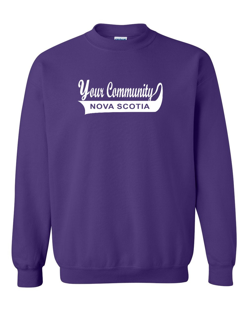 Custom Your Community Swoop (NS) Crewneck Sweatshirt - Unisex