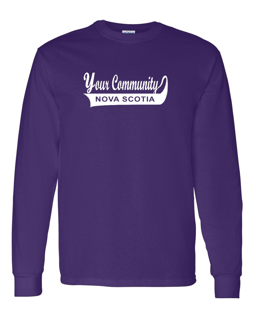 Custom Your Community Swoop (NS) Long Sleeve Tee - Unisex