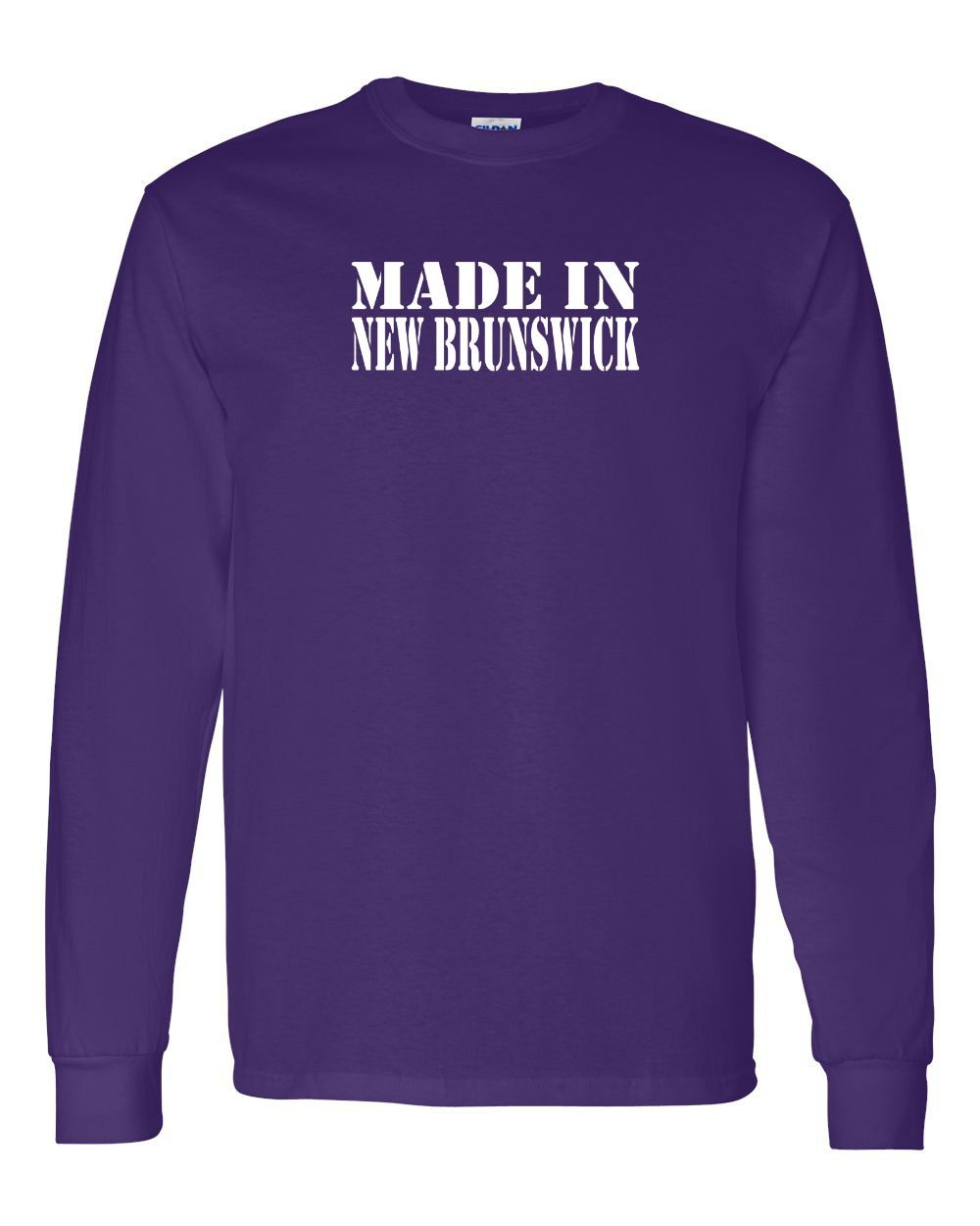 Made In NB ( White Lettering) Long Sleeve Tee - Unisex