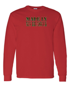Made In NB ( Tartan Lettering) Long Sleeve Tee - Unisex