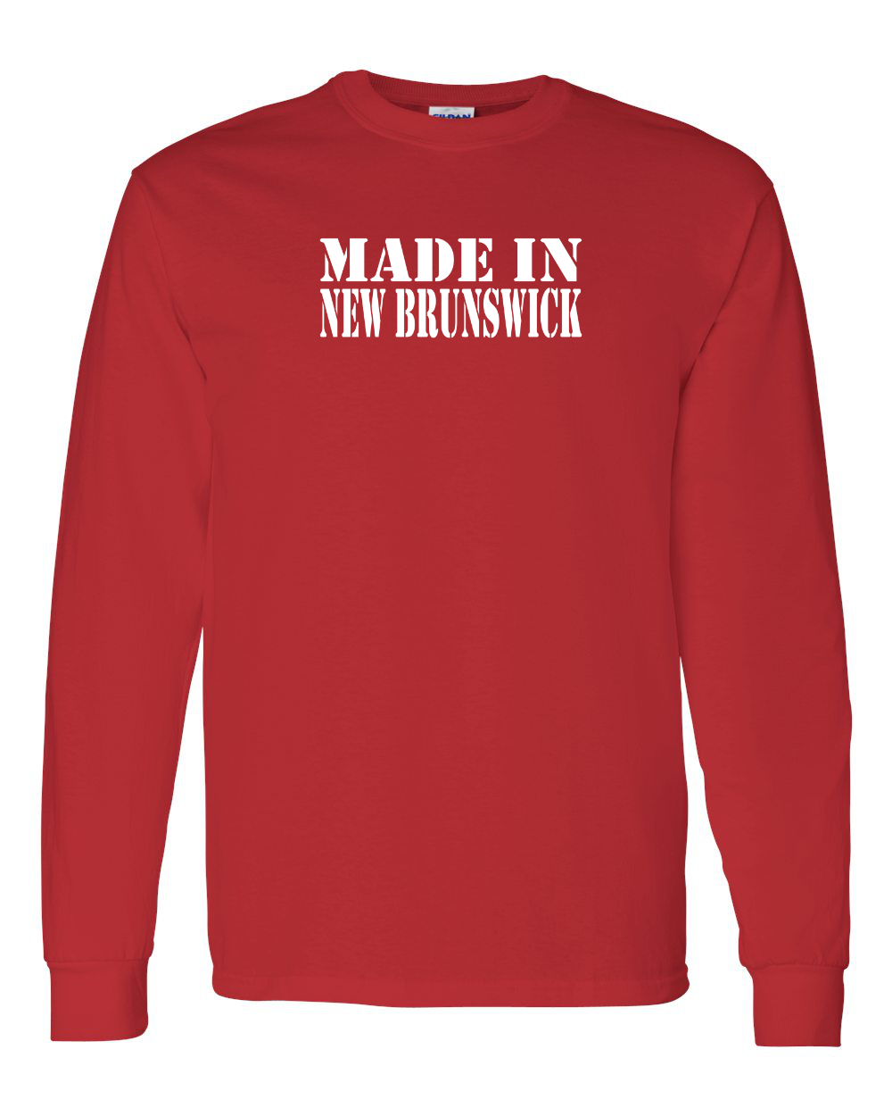 Made In NB ( White Lettering) Long Sleeve Tee - Unisex