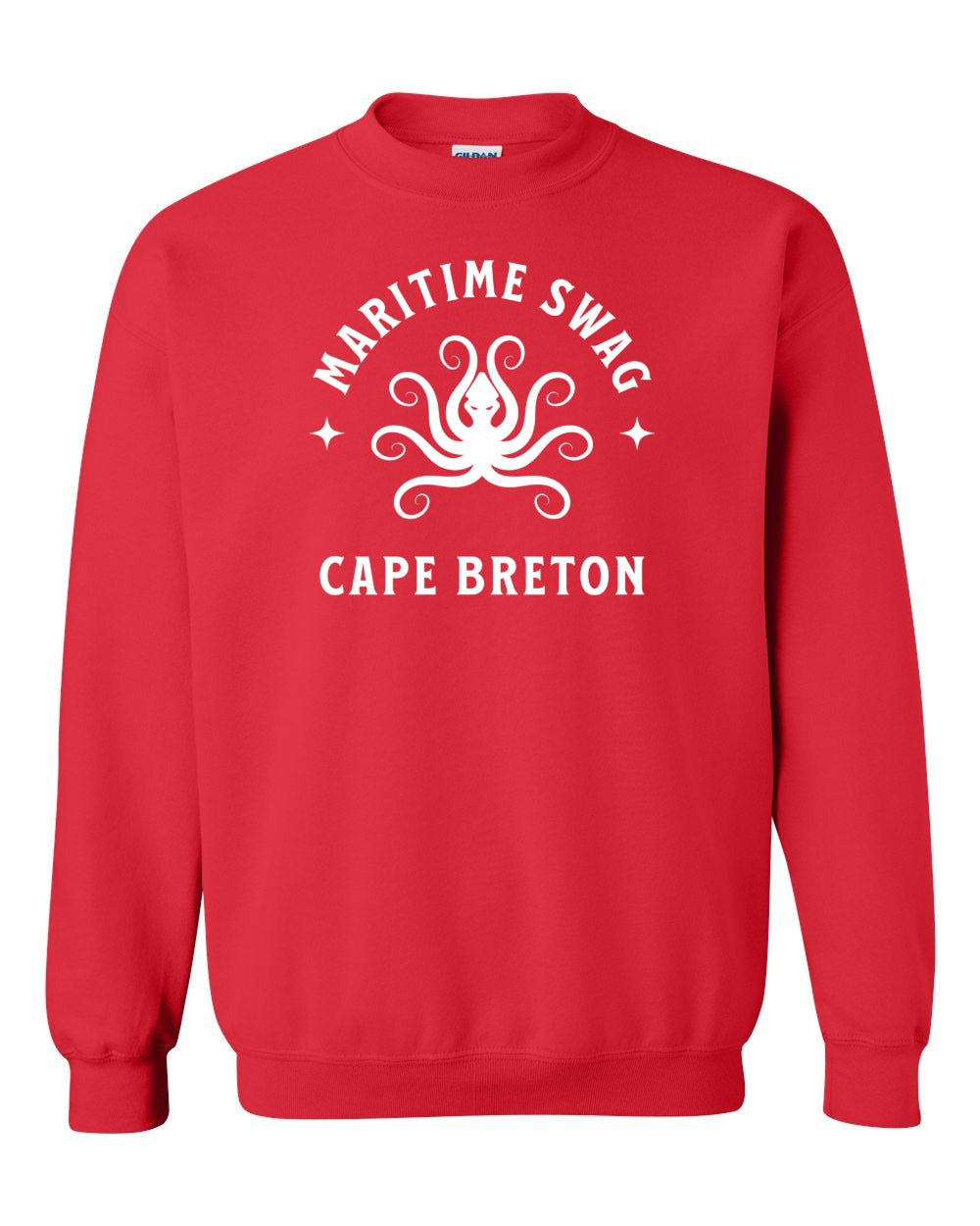 Maritime Swag Cape Breton Octopus Full Crewneck Sweatshirt