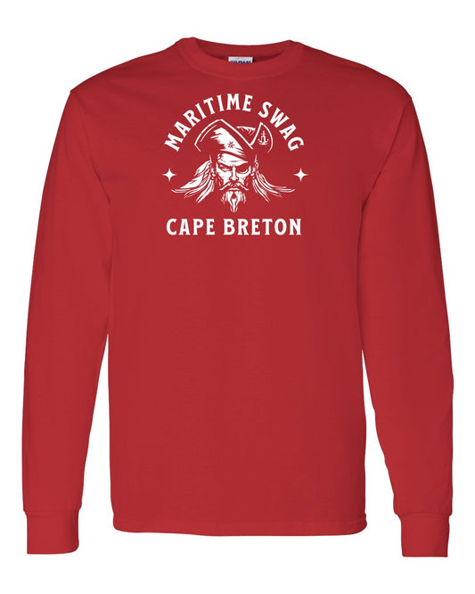 Maritime Swag Cape Breton Pirate Full Long Sleeve Tee
