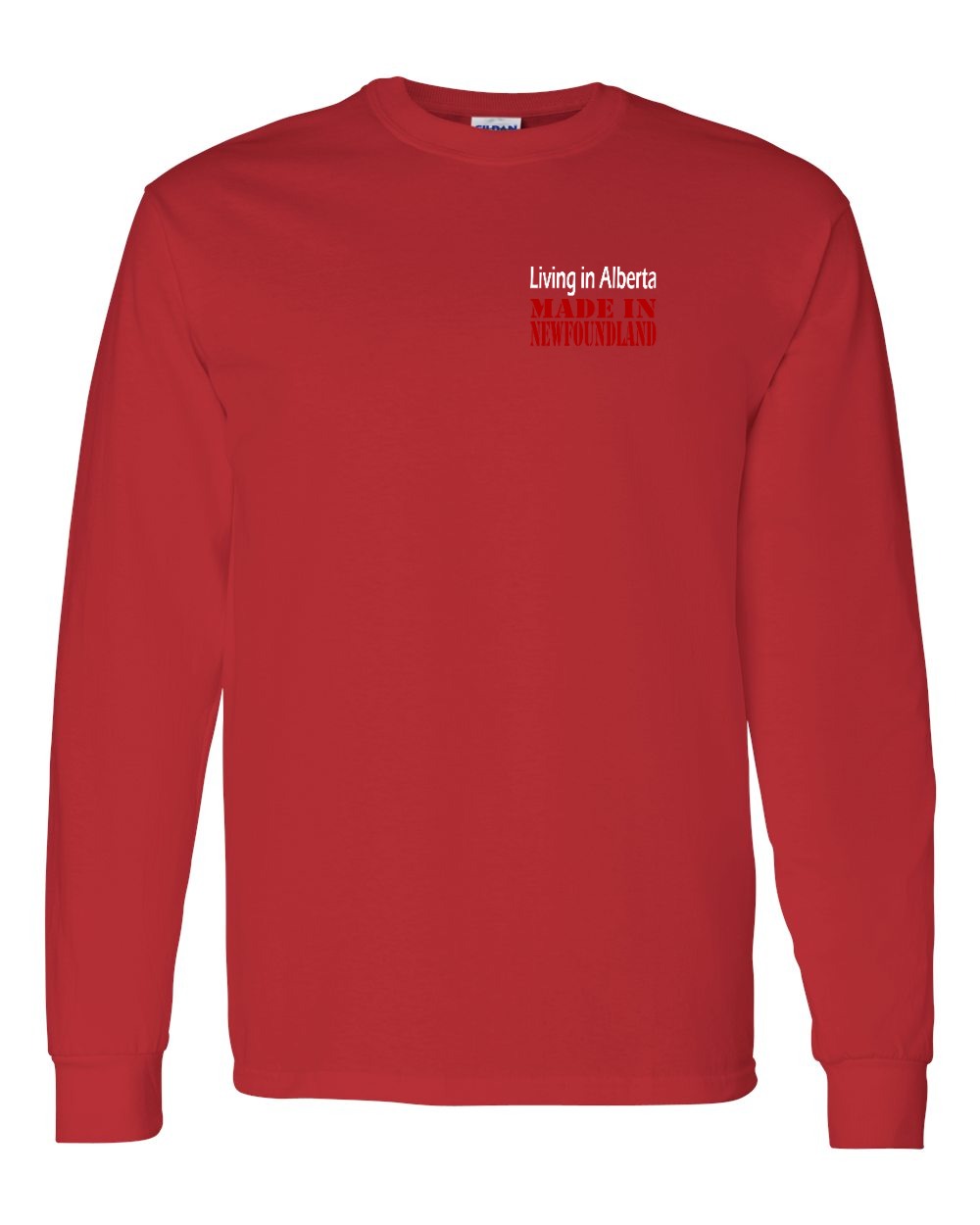Living Alberta Made in NFLD Left Chest Long Sleeve - Unisex