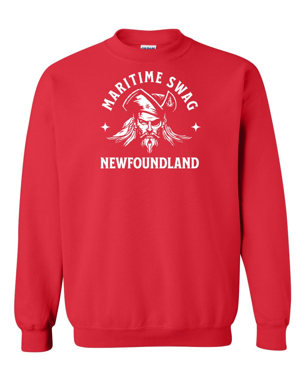 Maritime Swag Newfoundland Pirate Full Crewneck Sweatshirt