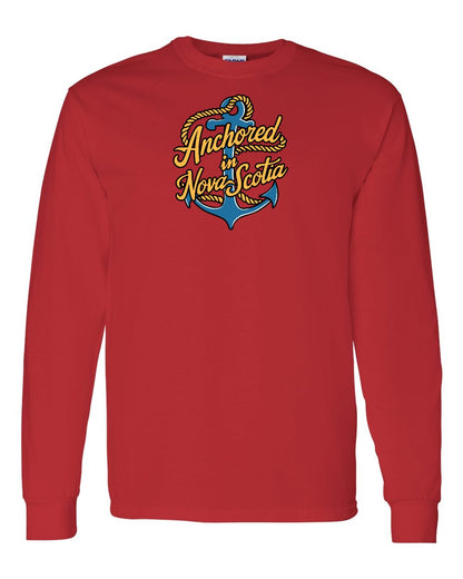 Anchored in Nova Scotia (New Design) Full Long Sleeve Tee