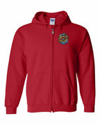 Anchored In NS (Old Design) Left Chest Zip Hoodie - Unisex