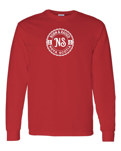 Born & Raised Nova Scotia Full Long Sleeve Tee