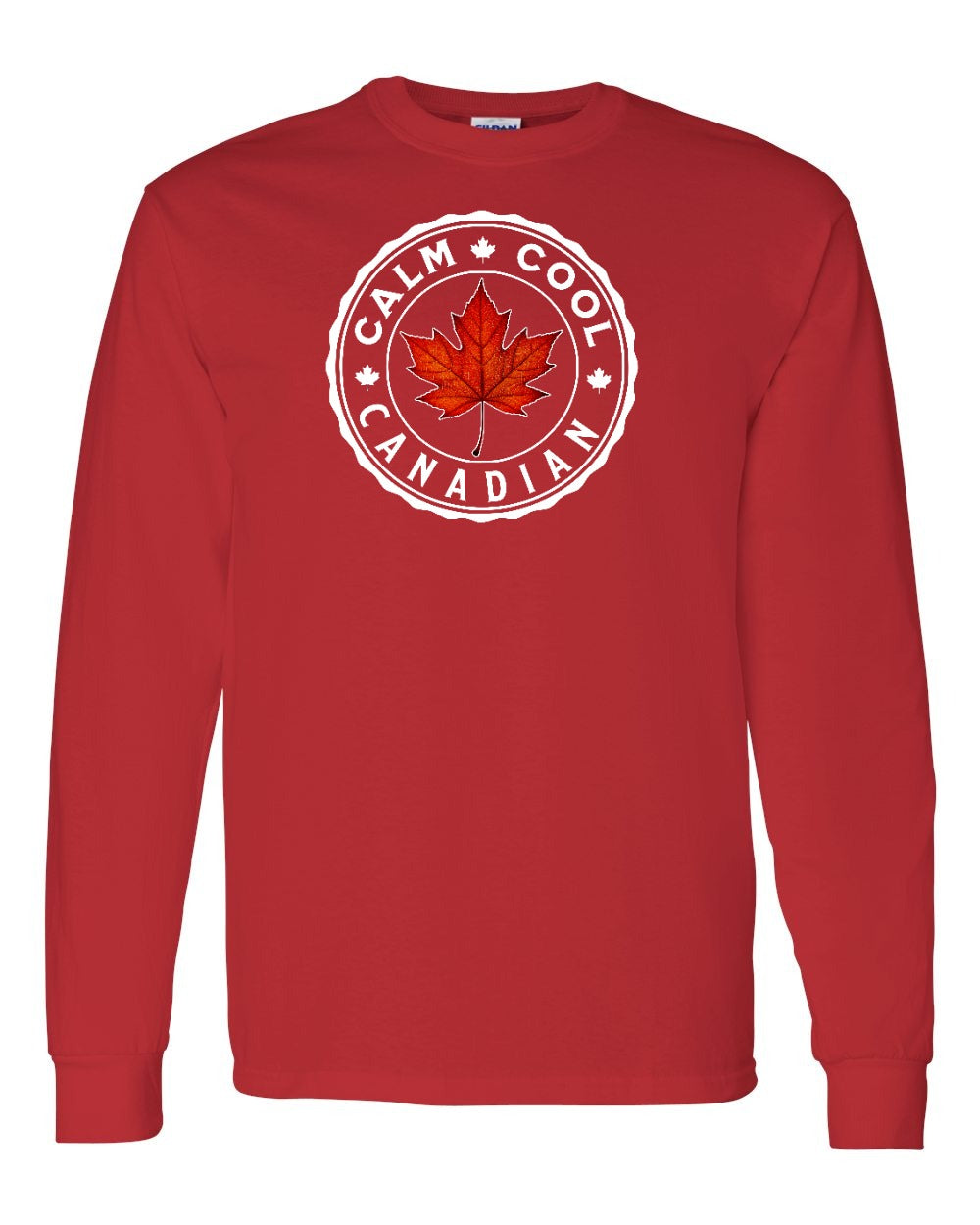Calm Cool Canadian Leaf Long Sleeve - Gildan Canada (sewn Internationally) - Unisex