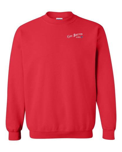 Cape Breton Girl Tartan Left Chest and Back Crewneck Sweatshirt