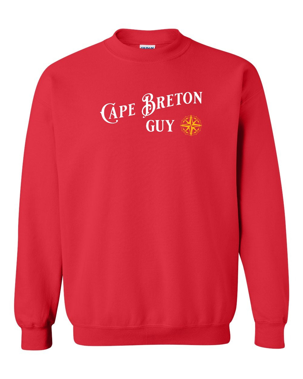 CB Guy Yellow Compass Crewneck Sweatshirt - Unisex