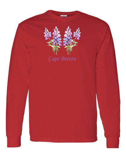 Cape Breton Lupin Full Long Sleeve Tee