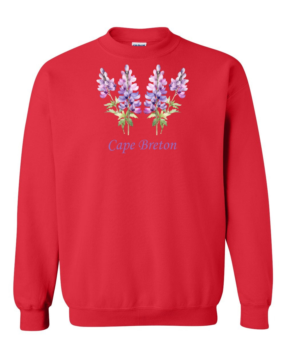 Cape Breton Lupin Full Crewneck Sweatshirt