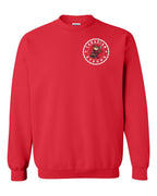 Canadian Strong Beaver Left Chest and Back Crewneck Sweatshirt - Gildan Canada (sewn Internationally) - Unisex