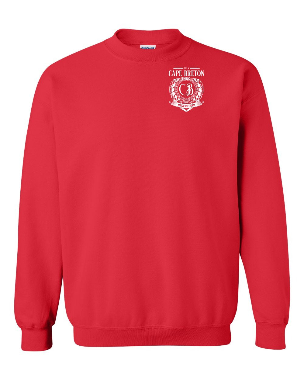 It's  A Cape Breton Thing Left Chest and Back Crewneck Sweatshirt