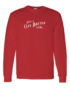 Just a CB Girl Red Heart Long Sleeve Tee - Unisex