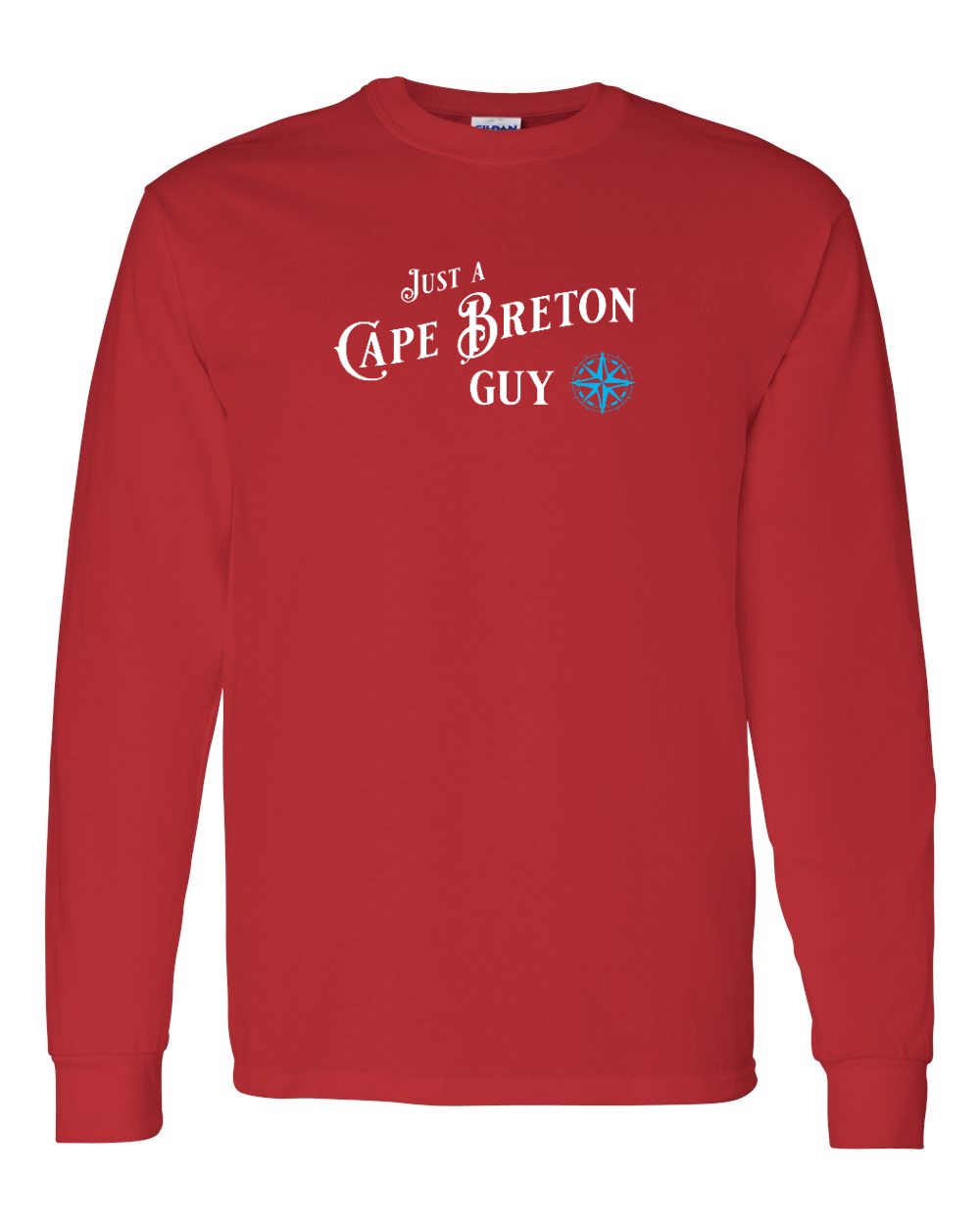 Just a Cape Breton Guy blue Full Long Sleeve Tee