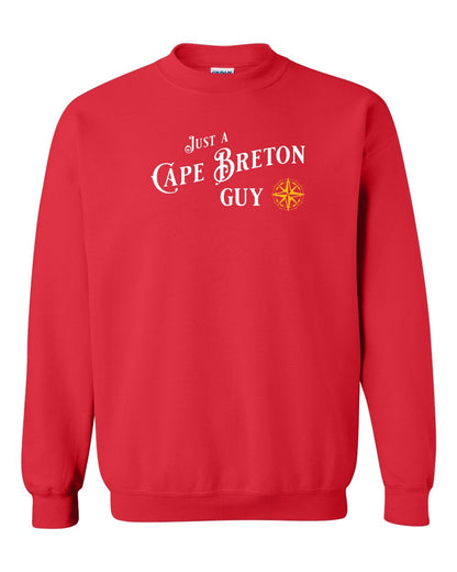 Just a Cape Breton Guy yellow Full Crewneck Sweatshirt