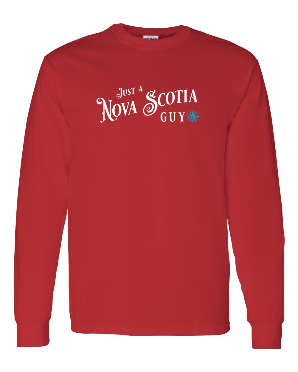 Just a Nova Scotia Guy blue Full Long Sleeve Tee