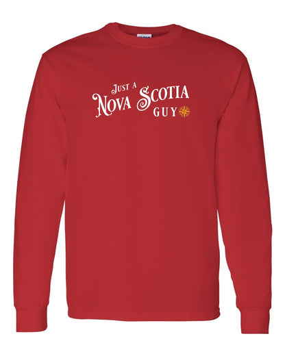 Just a Nova Scotia Guy yellow Full Long Sleeve Tee