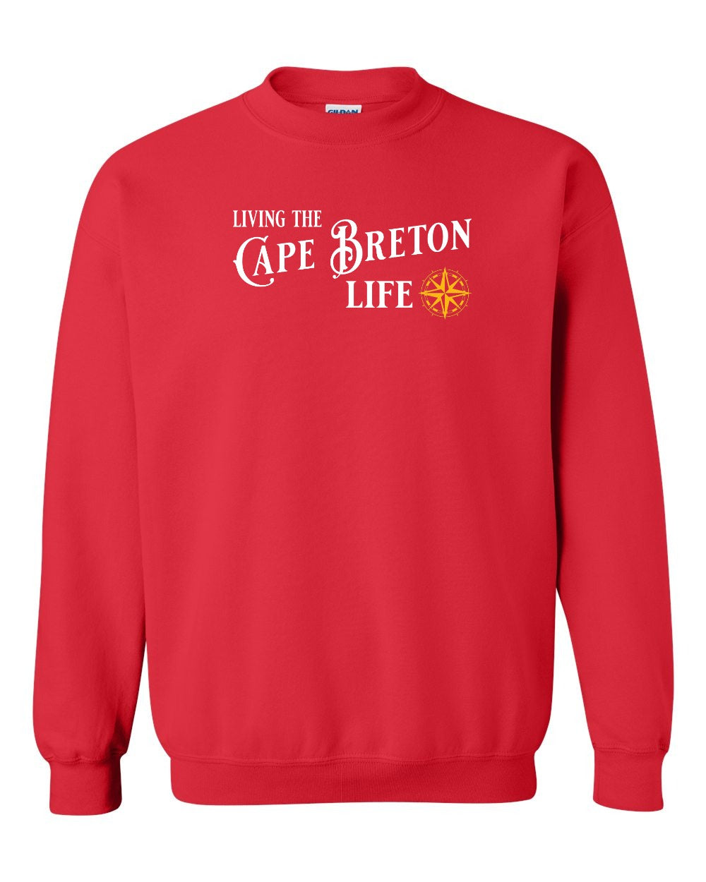 Living the CB Life yellow Crewneck Sweatshirt - Unisex