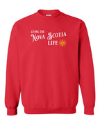 Living the NS Life yellow Crewneck Sweatshirt - Unisex