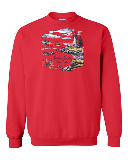 Maritime Serenity Nova Scotia Full crew-neck