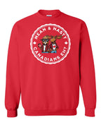 Mean & Nasty Canadians Eh! Crewneck Sweatshirt - Gildan Canada (sewn Internationally) - Unisex