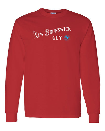 New Brunswick Guy blue Full Long Sleeve Tee
