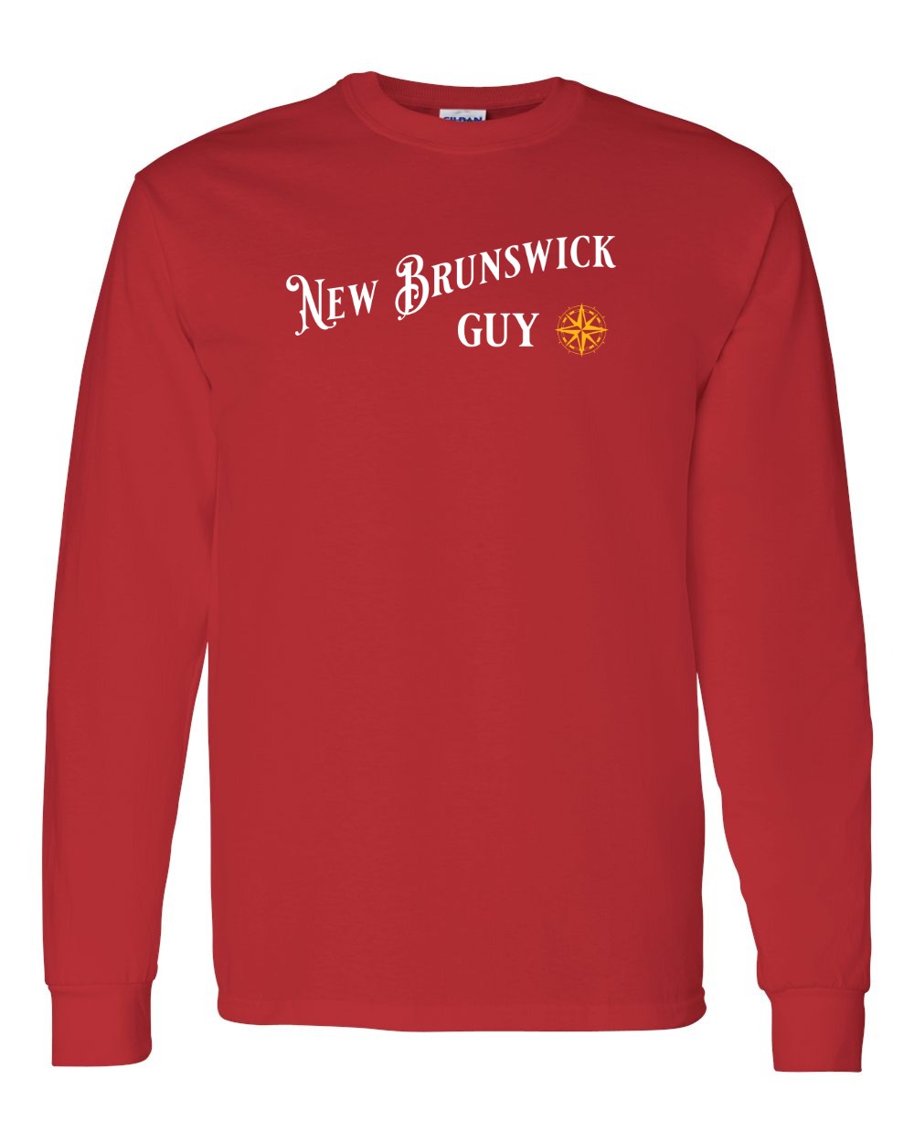 NB Guy Yellow Compass Long Sleeve Tee - Unisex