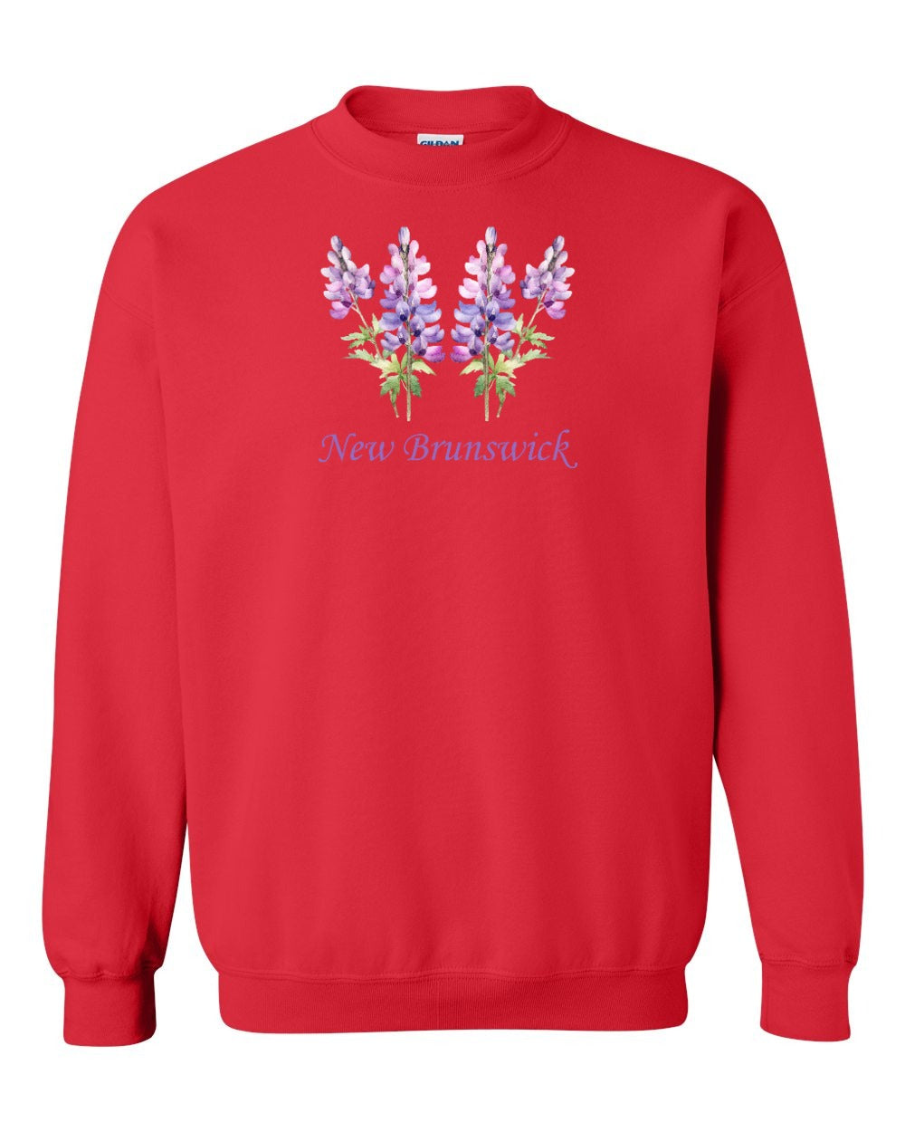 New Brunswick Lupins Full Crewneck Sweatshirt