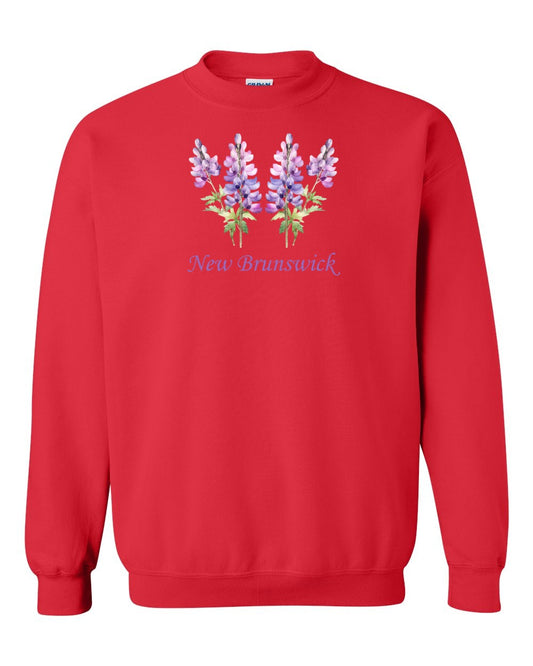 New Brunswick Lupins Full Crewneck Sweatshirt