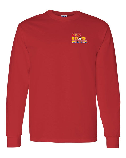 New Bruns Wicker Left Chest and Back Long Sleeve Tee
