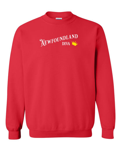 Newfoundland Diva Full Crewneck Sweatshirt